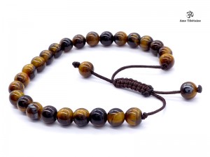 BrMala272 Bracelet Mala Oeil de Tigre