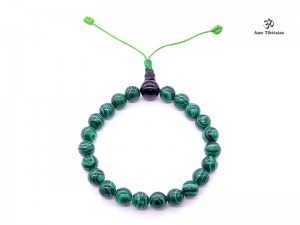 BrMala309 Bracelet Mala Malachite