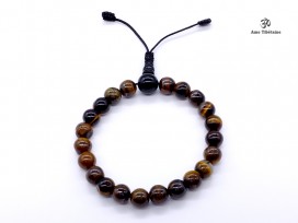 BrMala310 Bracelet Mala Oeil de Tigre