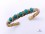 BRD344 Bracelet Tibétain Métal Argenté Cuivre Laiton