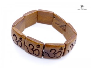 BRD202 Bracelet Os de Buffle Om Petit Poignet