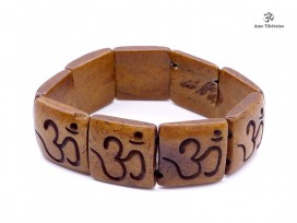 BRD202 Bracelet Os de Buffle Om Petit Poignet