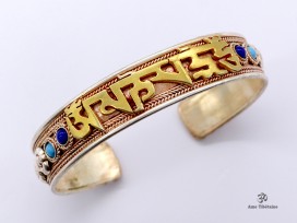 BRD153 Bracelet Tibétain Mantra Om Mani Padme Hum