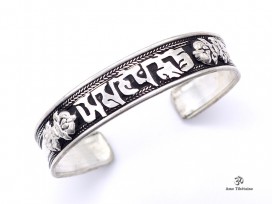 BRD155 Bracelet Tibétain Mantra Om Mani Padme Hum Dorje
