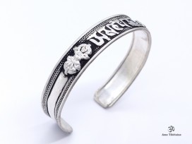 BRD155 Bracelet Tibétain Mantra Om Mani Padme Hum Dorje