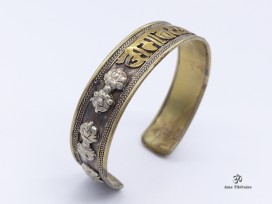 BRD184 Bracelet Tibétain Mantra Om Mani Padme Hum Dorje