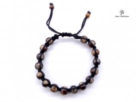 BrD212 Bracelet Tibétain Os de Buffle
