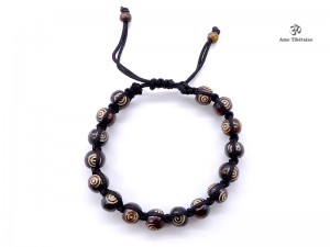 BrD212 Bracelet Tibétain Os de Buffle