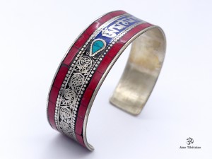 BRD223 Bracelet Tibétain Mantra Om Mani Padme Hum