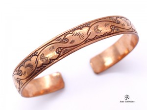 BRD245 Bracelet Tibétain Cuivre
