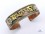 BRD302 Bracelet Tibétain Métal Argenté Cuivre Laiton Mantra