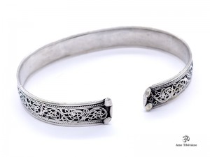 BRD304 Bracelet Tibétain Filigranes Dragon
