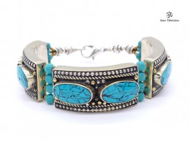 BRD335 Bracelet Tibétain 18 cm