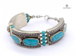 BRD335 Bracelet Tibétain 18 cm