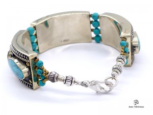 BRD335 Bracelet Tibétain 18 cm