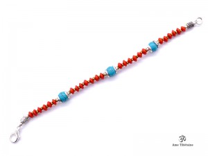 BRD337 Bracelet Tibétain 18 cm