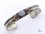 BRD353 Bracelet Tibétain Métal Argenté
