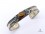 BRD354 Bracelet Tibétain Métal Argenté