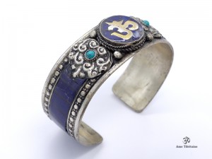BRD358 Bracelet Tibétain Om