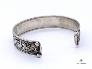 BRD365 Bracelet Tibétain Filigranes Mantra Dragon