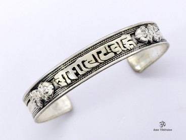 BRD394 Bracelet Tibétain Mantra Om Mani Padme Hum