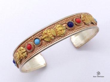 BRD414 Bracelet Tibétain Dorje Vajra