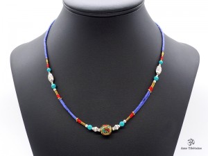 CD93 Collier Tibétain 50 cm