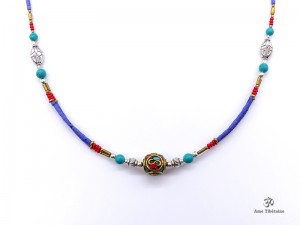 CD93 Collier Tibétain 50 cm