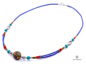 CD93 Collier Tibétain 50 cm