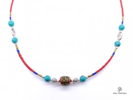 CD99 Collier Tibétain 49 cm