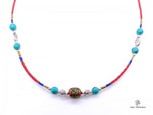 CD99 Collier Tibétain 49 cm