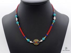 CD103 Collier Tibétain 47 cm