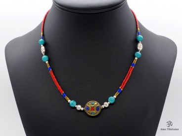 CD103 Collier Tibétain 47 cm