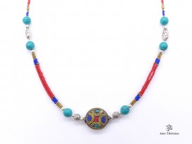 CD103 Collier Tibétain 47 cm