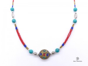 CD103 Collier Tibétain 47 cm