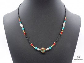 CD107 Collier Tibétain 50 cm