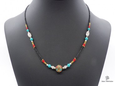 CD107 Collier Tibétain 50 cm