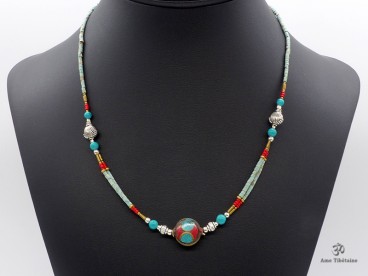 CD108 Collier Tibétain 51 cm