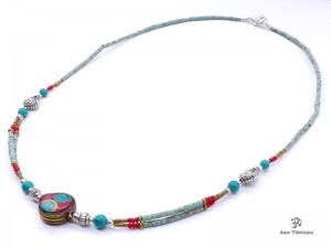 CD108 Collier Tibétain 51 cm