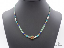 CD113 Collier Tibétain 49 cm