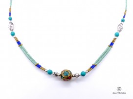 CD113 Collier Tibétain 49 cm