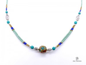 CD113 Collier Tibétain 49 cm