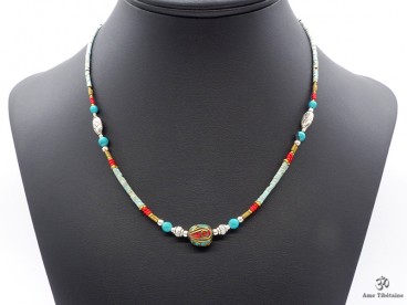 CD115 Collier Tibétain 48 cm