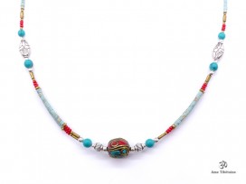 CD115 Collier Tibétain 48 cm