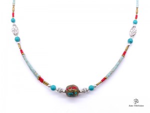 CD115 Collier Tibétain 48 cm