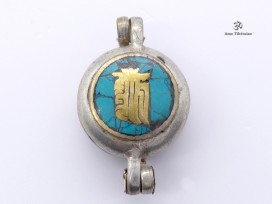 PD90 Pendentif Ghau Om Kalachakra