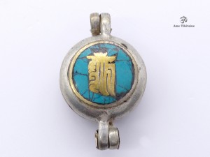 PD90 Pendentif Ghau Om Kalachakra