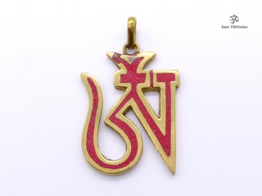 PD93 Pendentif Tibétain Om