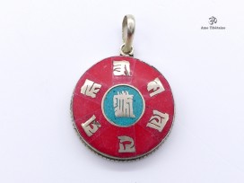 PD97 Pendentif Tibétain Mantra Kalachakra