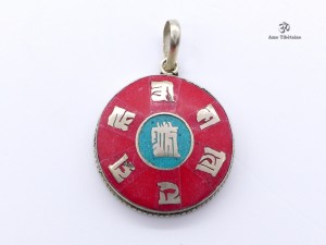 PD97 Pendentif Tibétain Mantra Kalachakra